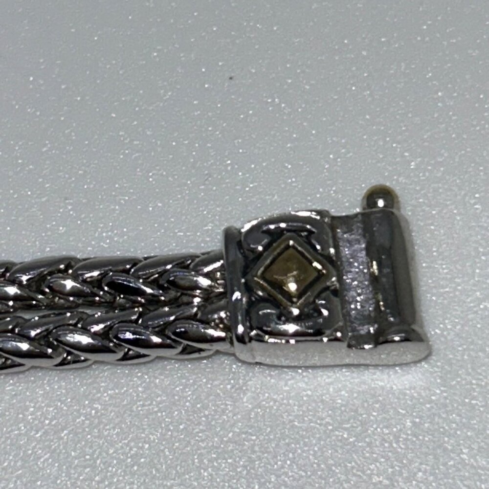 John Medeiros 2-Strand Bracelet Rhodium-Plated Bracelet Champagne Crystal - Picture 7 of 15